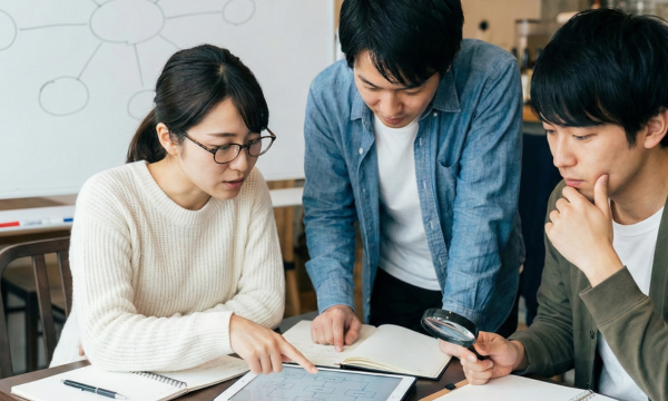 ファンが推理しているイメージ画像