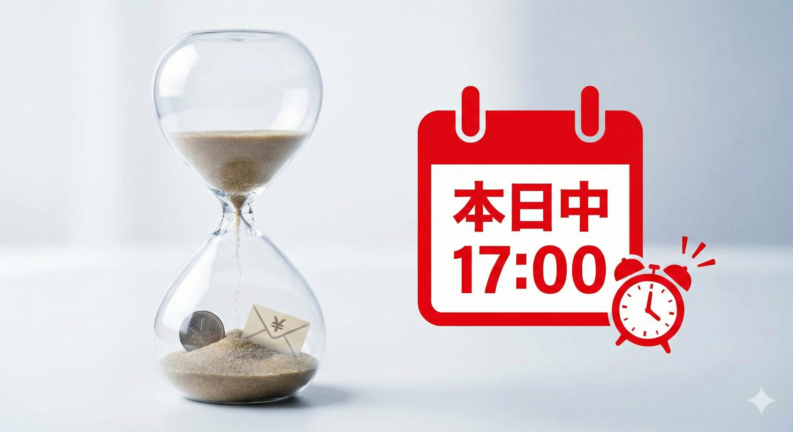 入金期限が短いイメージ画像