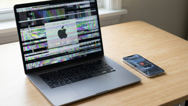 iphoneやMacのバグのイメージ画像