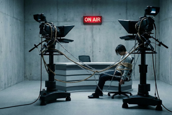 毎日の生放送に縛られるイメージ画像