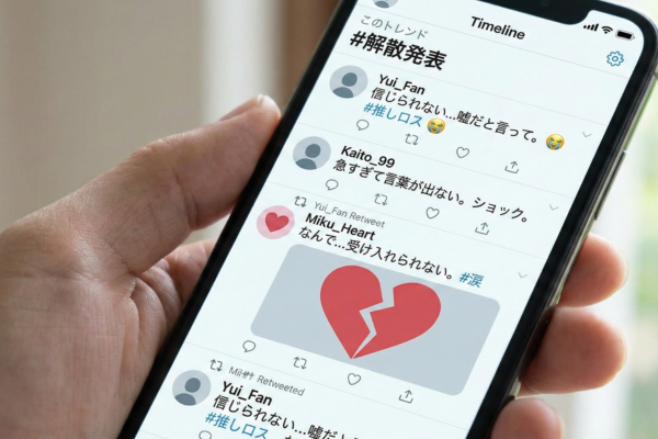 ファンの間では動揺が広がっているSNSのイメージ画像