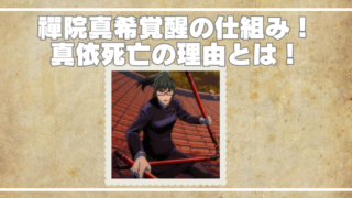 禪院真希覚醒の仕組みが衝撃！真依が死亡した本当の理由は？のブログアイキャッチ2