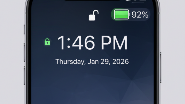 iphoneのバッテリー残量のイメージ画像