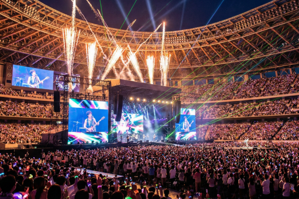 新国立競技場のライブイメージ画像