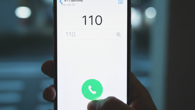 警察に通報するイメージ画像