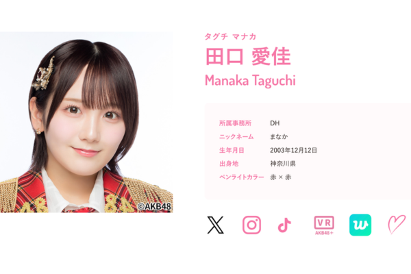 田口愛佳のプロフィール画像