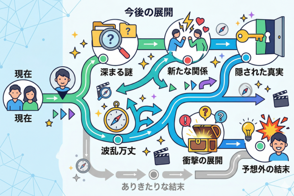 おもしろそうな展開が待ち受けているドラマのイメージ図解画像